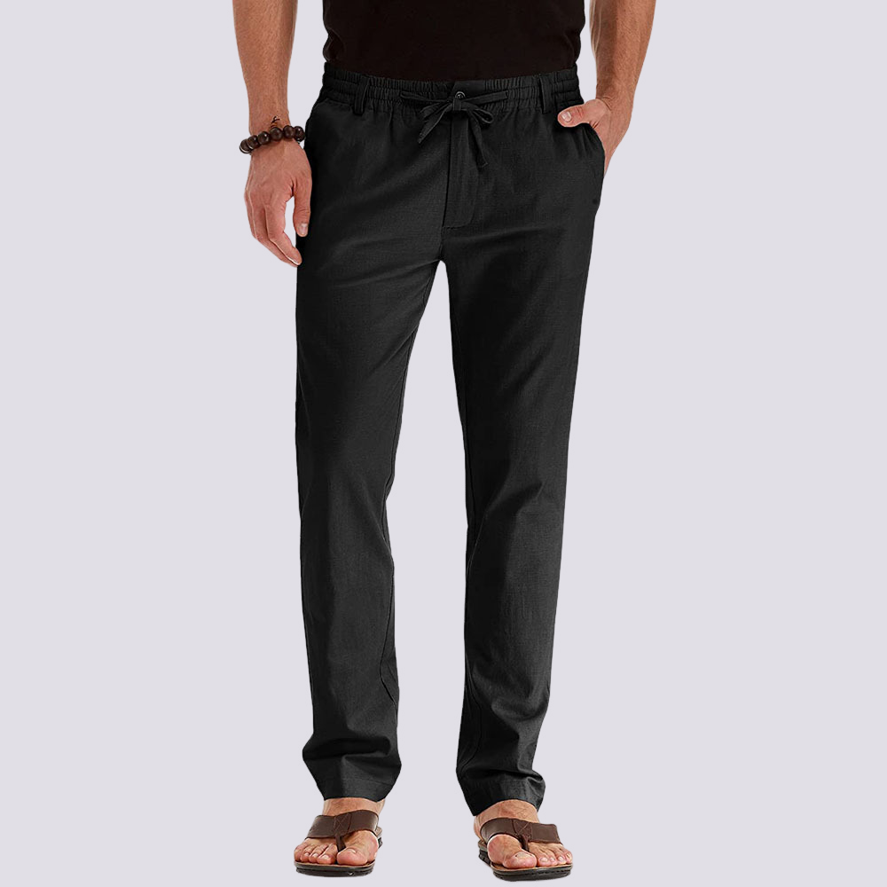 Herrenhose Elastischer Bund Freizeithose Bequem