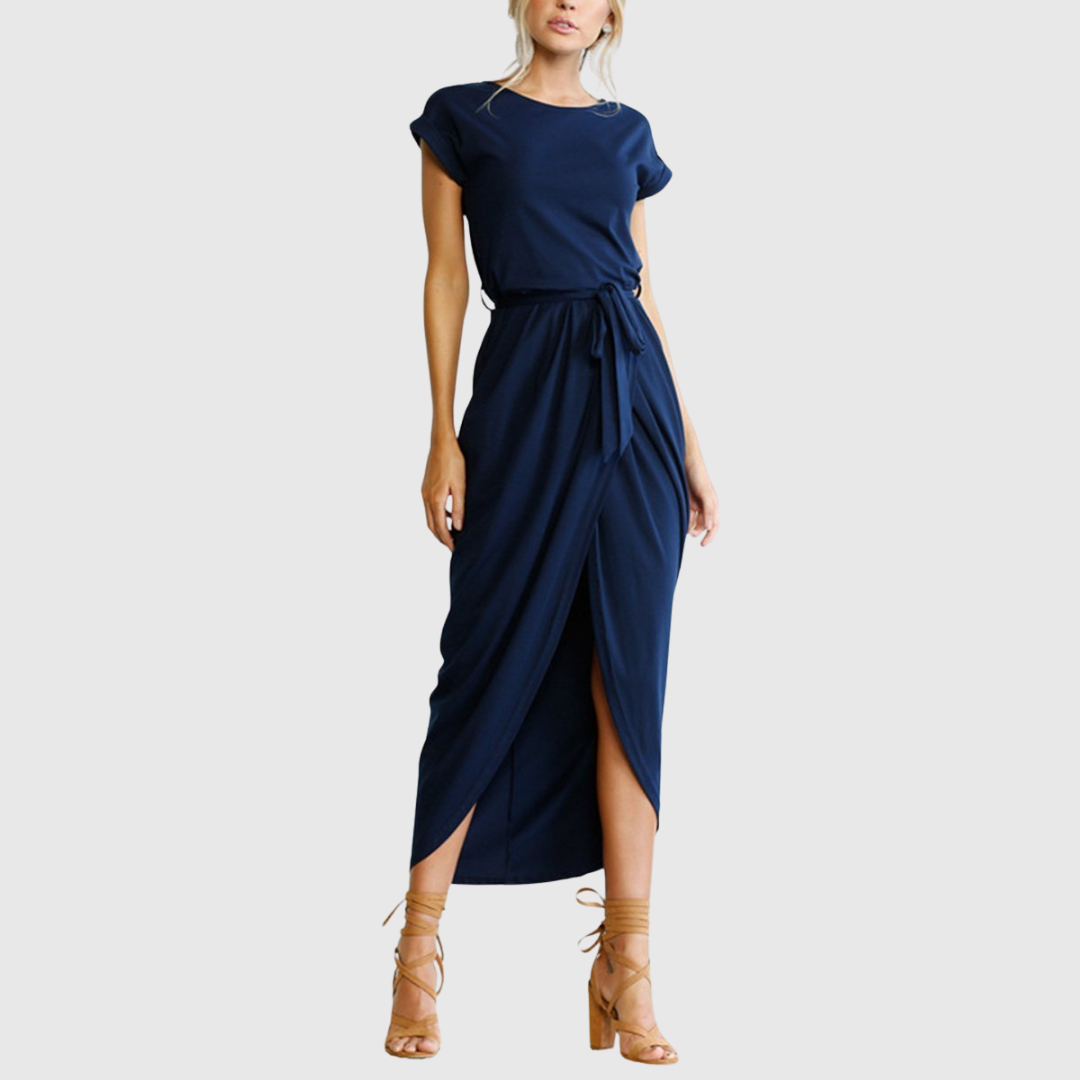 Damen Sommerkleid Midi Midi-Länge