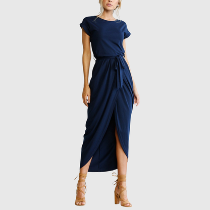 Damen Sommerkleid Midi Midi-Länge