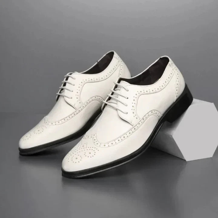 Herren Oxford Schuhe Anzug Leder