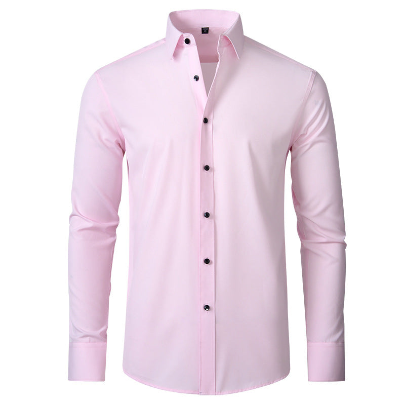 Herren Business Hemd Slim Fit Langarm Stretch