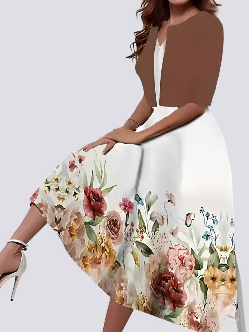 Damen Abendkleid Set Zweiteilig Lang Elegantes
