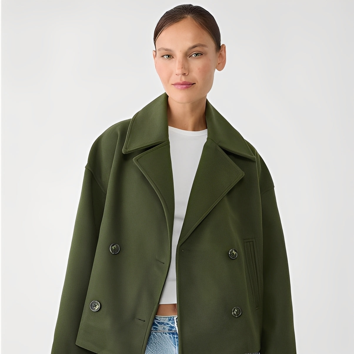 Damen Kurzjacke Freizeit Freizeitjacke Casual