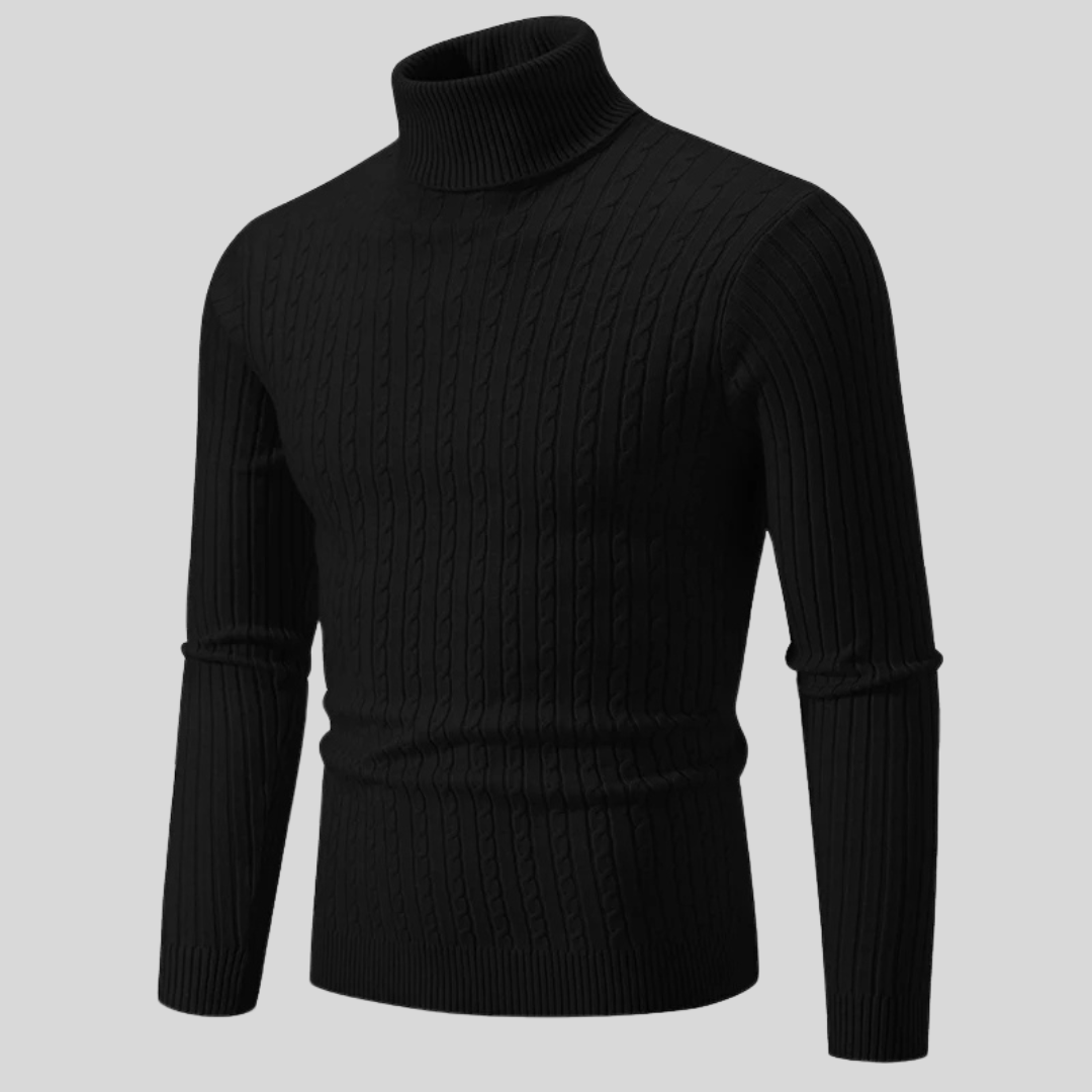 Stilvoller Damen Rollkragenpullover Warm