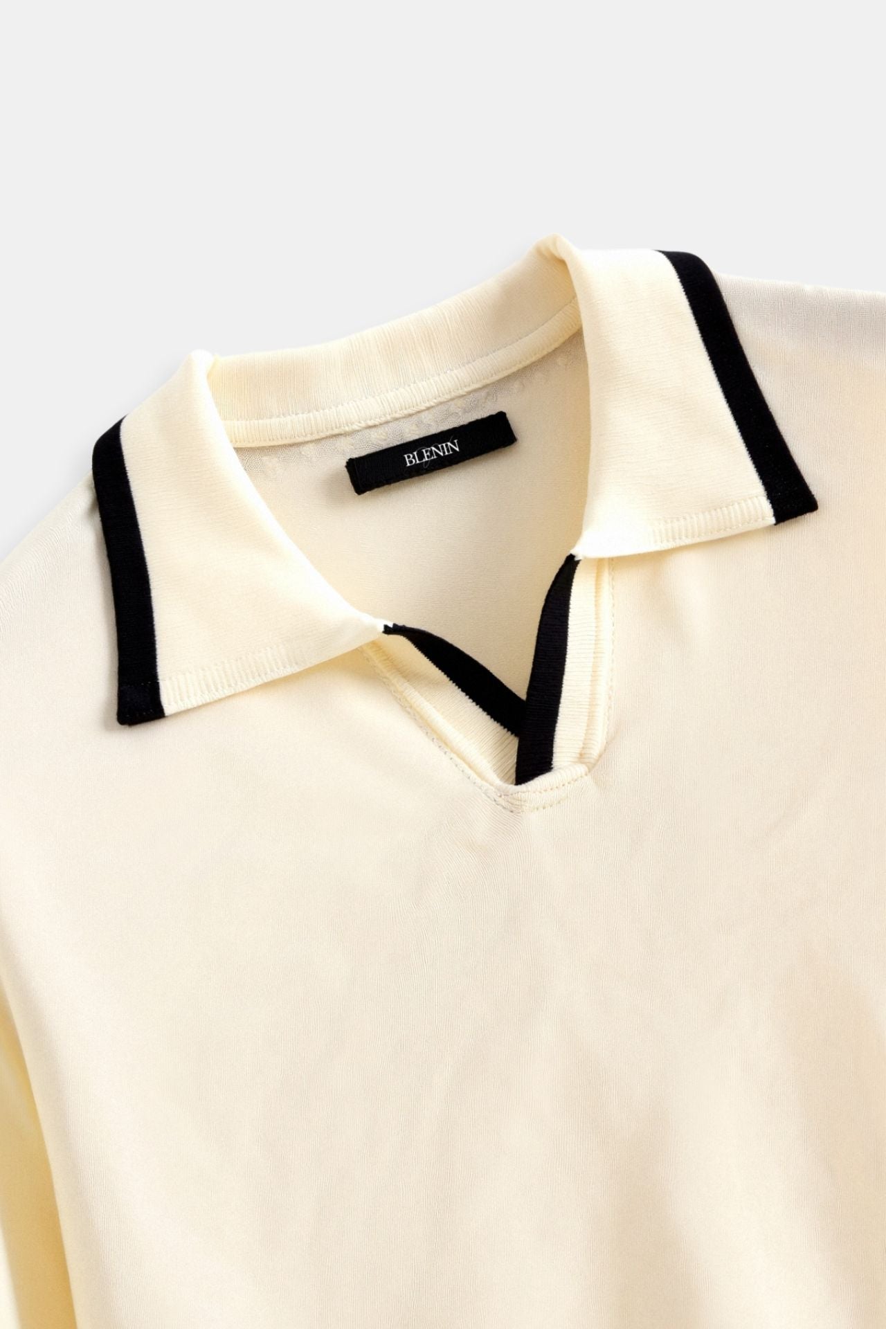 Herren Poloshirt Modernes Design Kontrastfarben Elegantes Aussehen