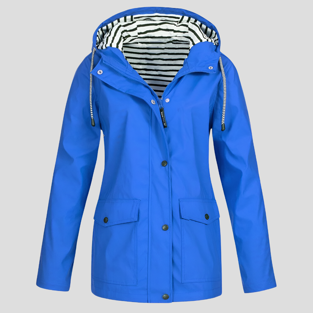 Damen Outdoorjacke Wasserdicht Winddicht Kapuzenjacke