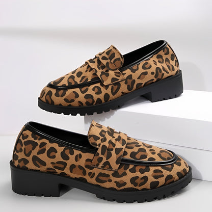 Damen Mokassins Blumenprint Stoff