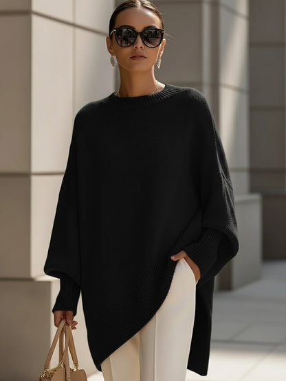 Damen Oversized Pullover Großformat Elegantes Design
