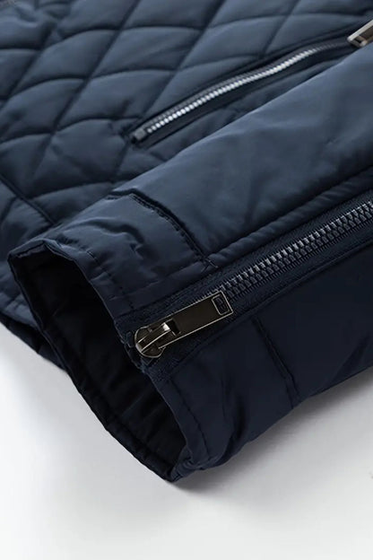 Herren Steppjacke Elegantes Steppmuster