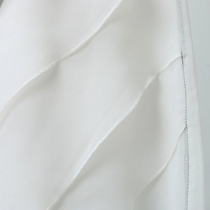 Elegantes Frauen Abendkleid Mehrschichtig -Seide
