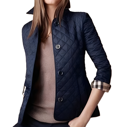 Damen Taillierte Jacke Warm Modern