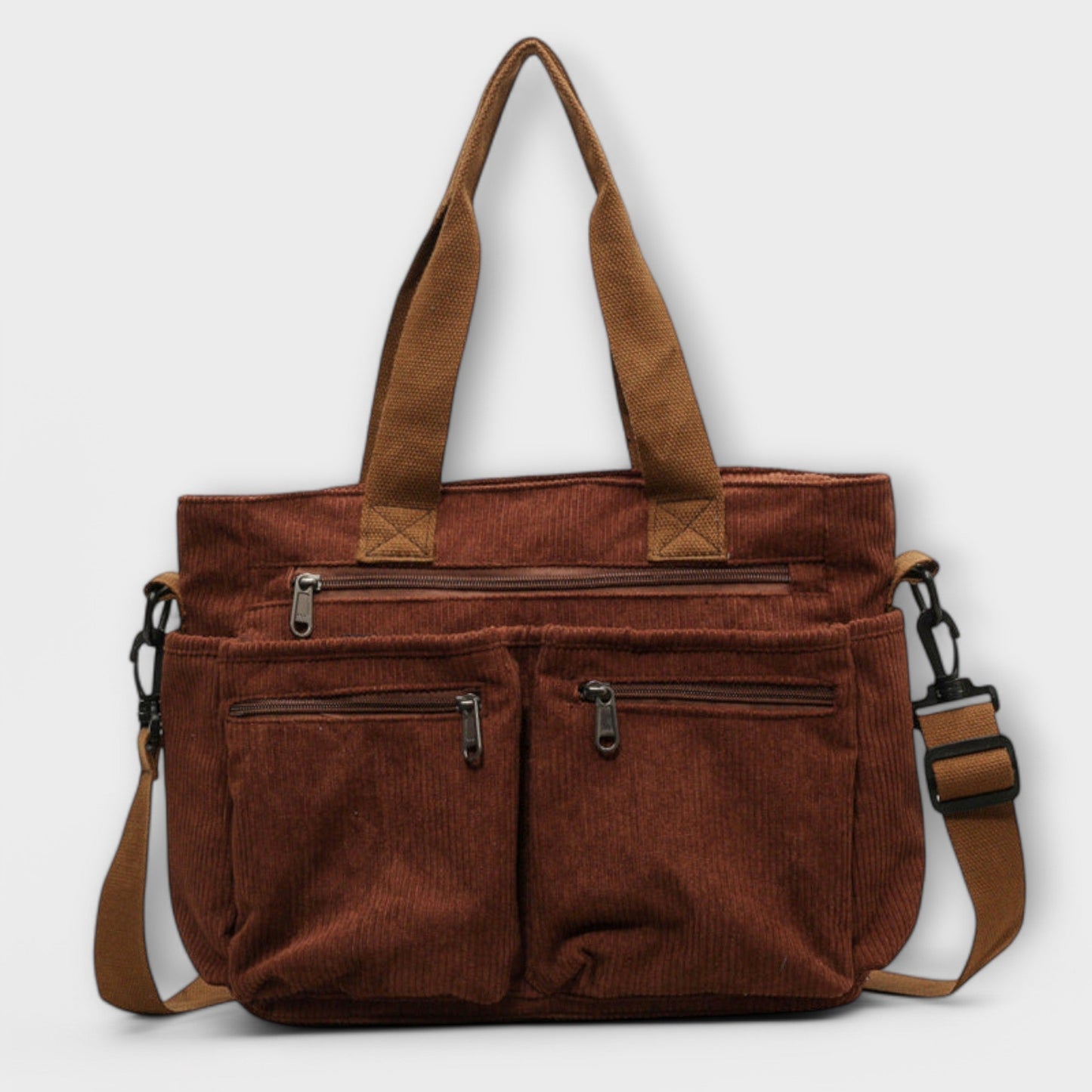 Damen Tote Tasche Groß Alltag Nylon Schwarz - Norvielle