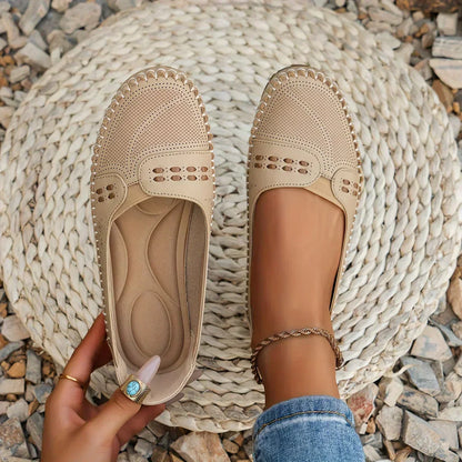 Damen Orthopädische Schuhe Bequem Slip-On Komfort - Norvielle