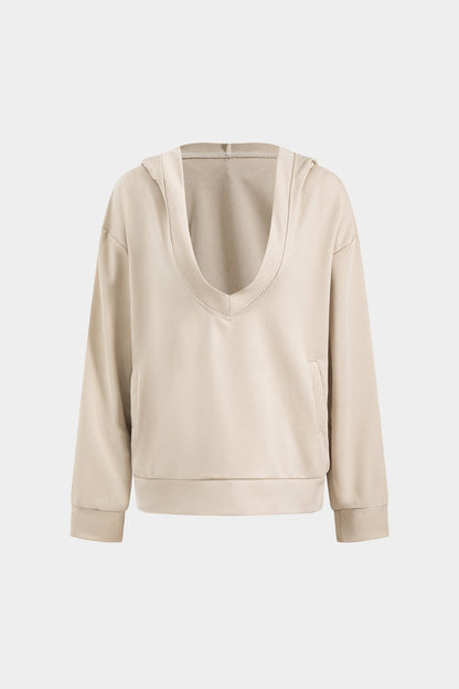 Damen Bodycon Kleid Kapuze Pullover Set
