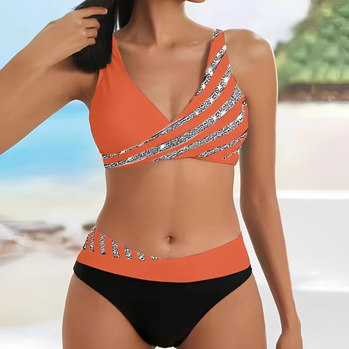 Damen Bikini-Set Modern Elegantes Design - Norvielle
