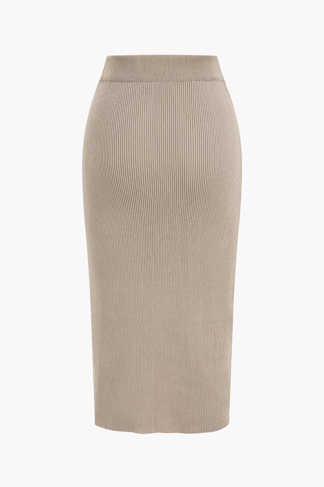 Damen Zweiteiler Set Twist Detail Schlitzrock