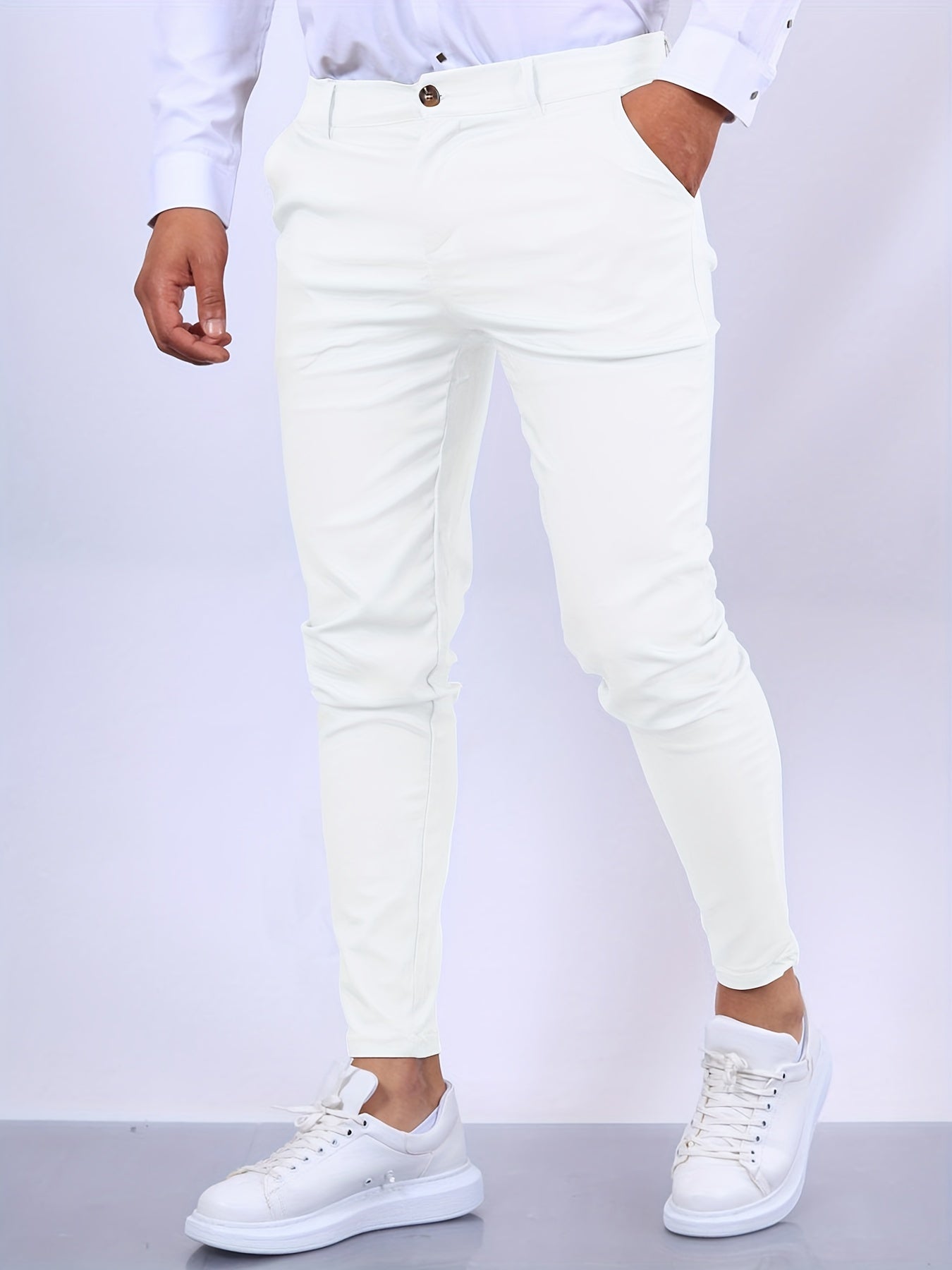 Herren Businesshosen Slim Fit Elegant