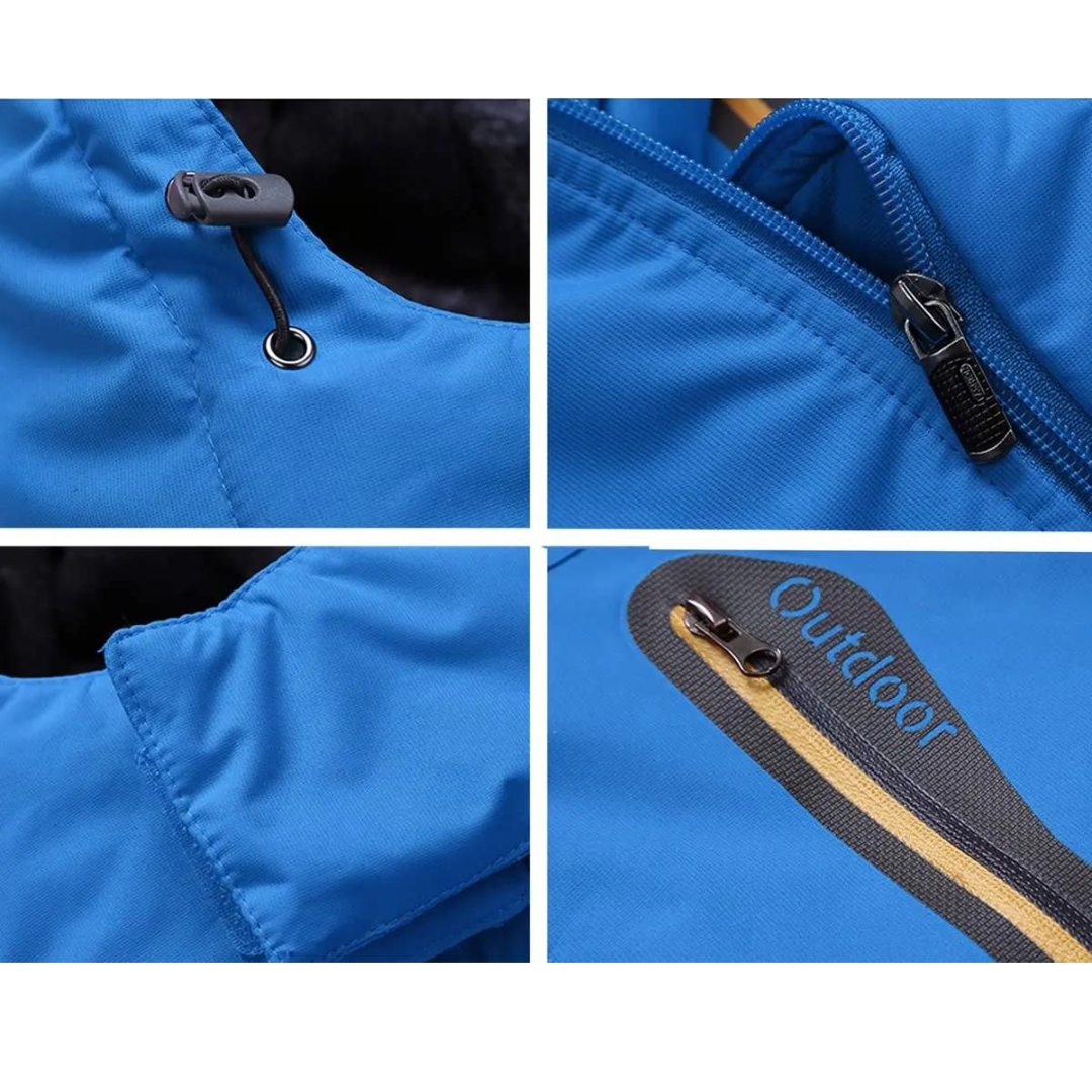 Herren Outdoorjacke Wasserdicht Warm Isoliert