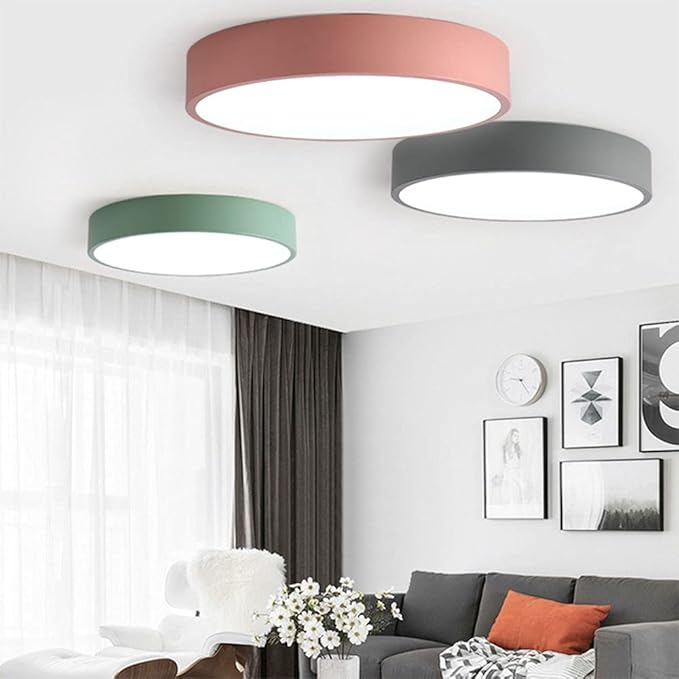 Runde LED Deckenleuchte Skandinavisch Modern