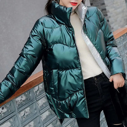 Damen Winterjacke Gequiltet Warm Leicht - Norvielle