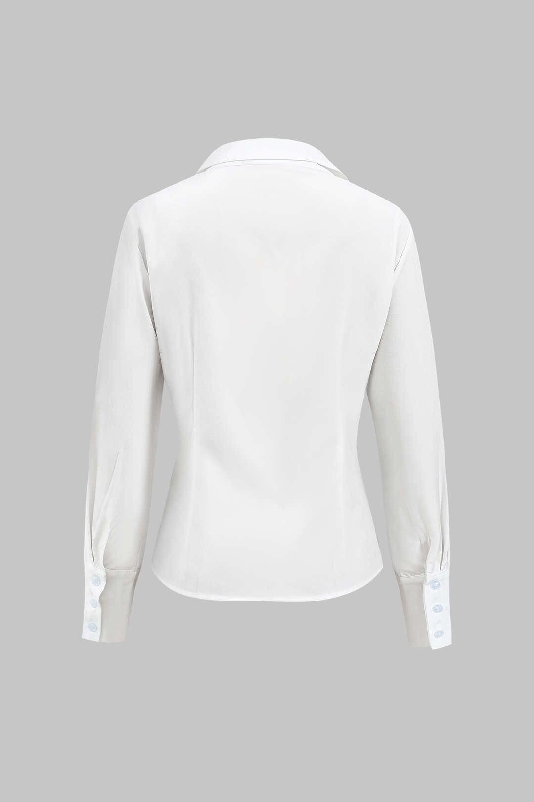 Damen Zweiteiler Set Bluse Faltenrock Elegantes Design
