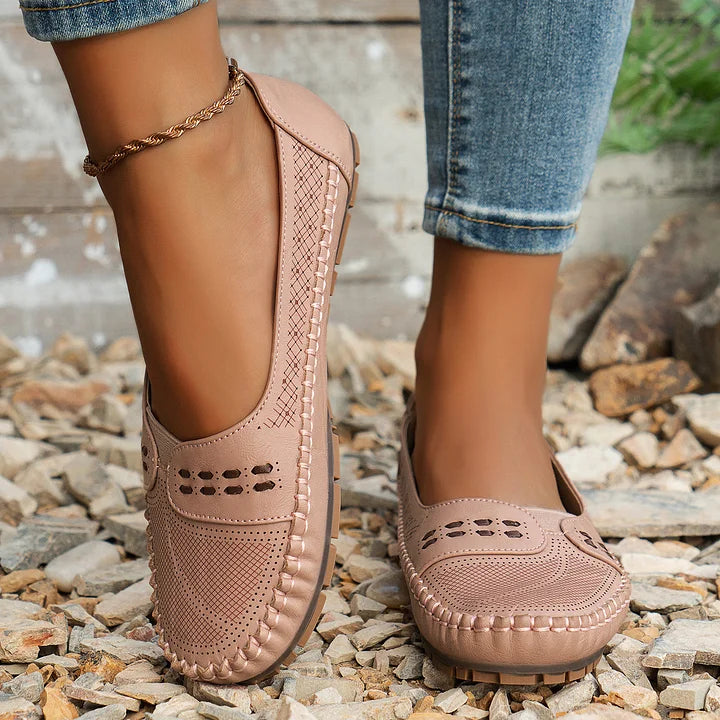 Damen Orthopädische Schuhe Bequem Slip-On Komfort