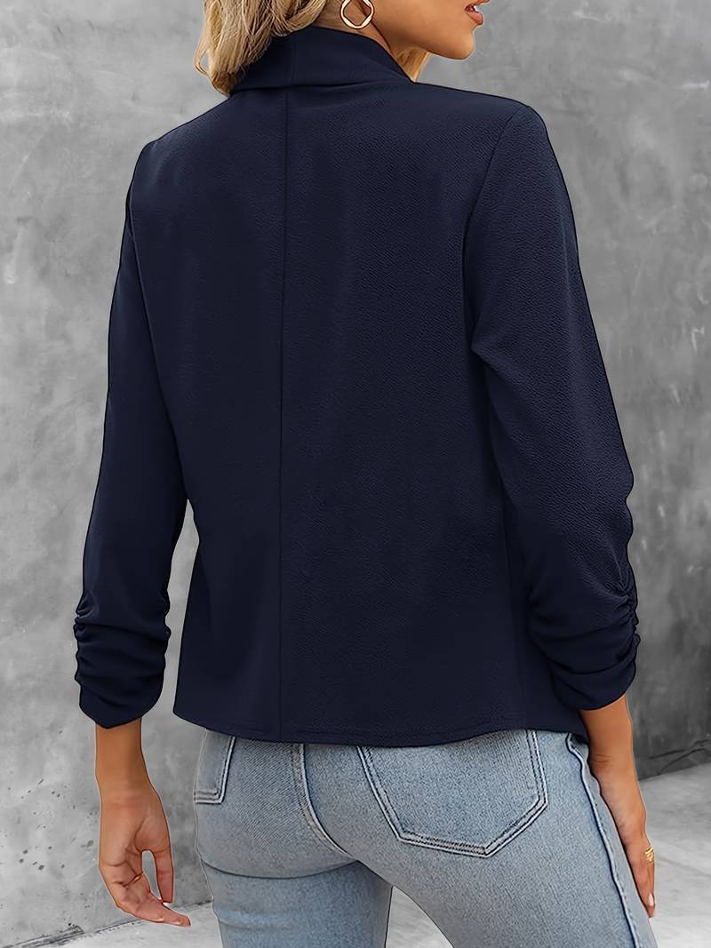 Damen Blazer Offene Vorderseite Modern