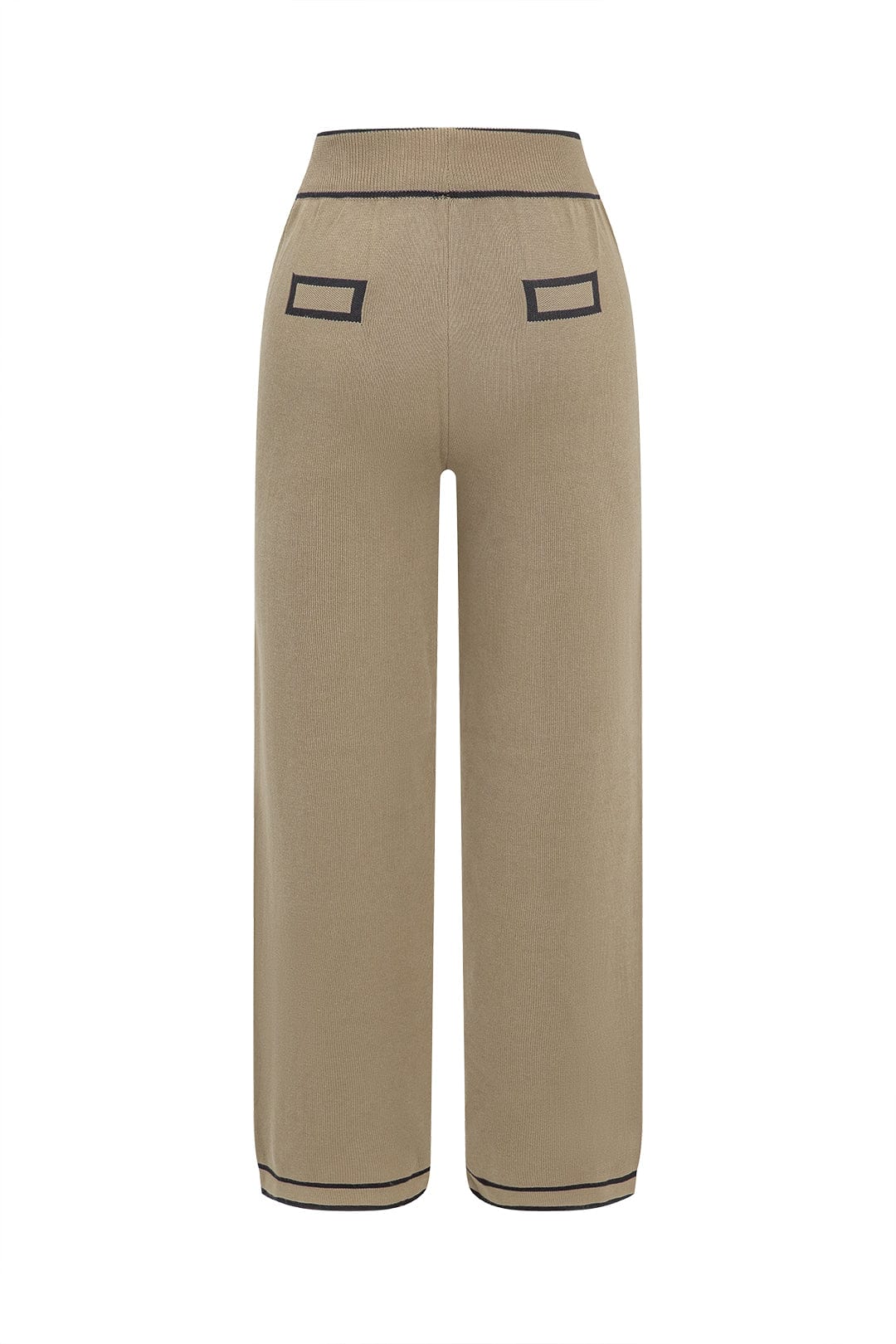 Damen Strick-Set Gürtel-Cardigan Weitbein-Hose Elegantes