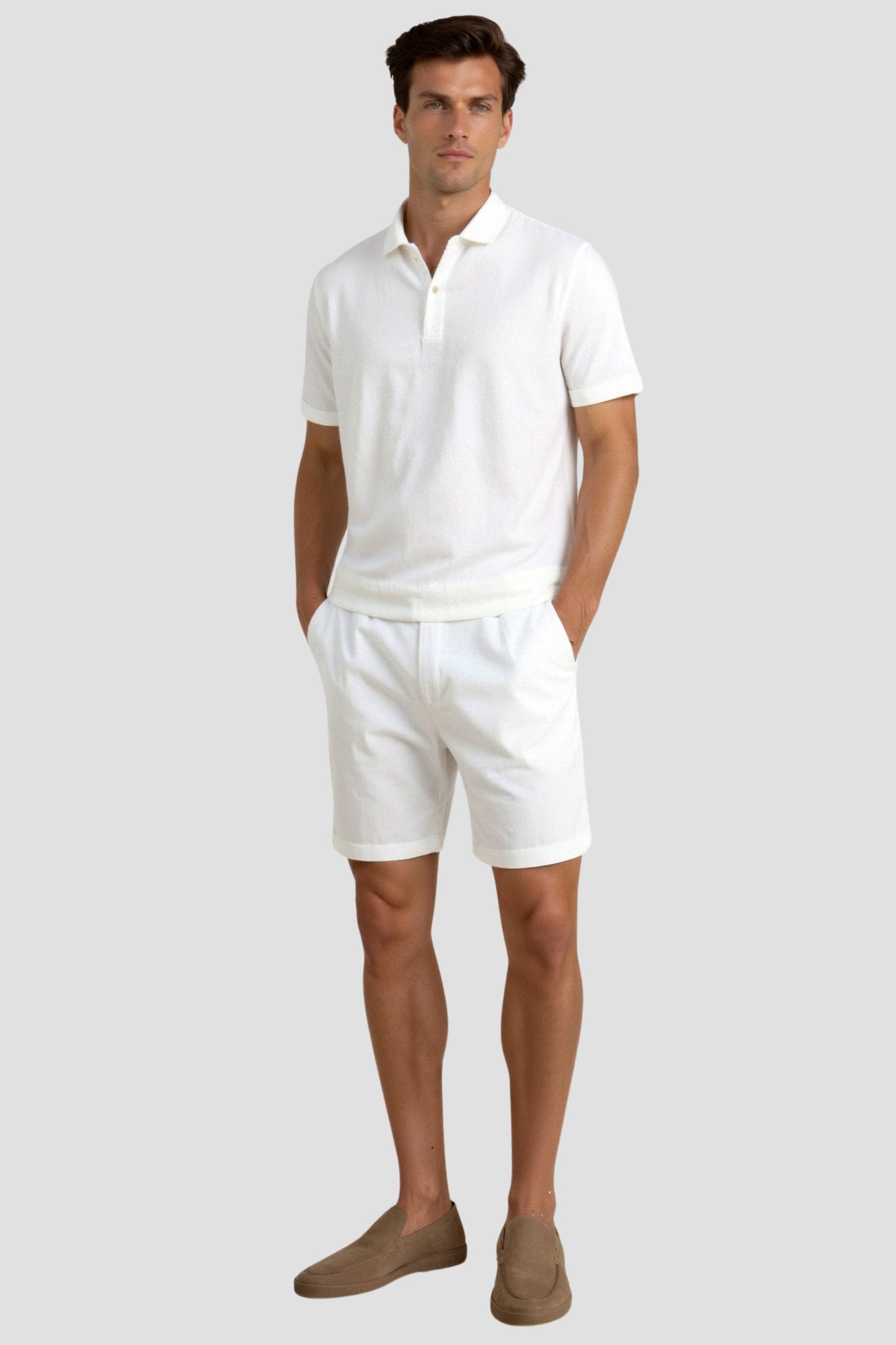 Herren Shorts Komfort Kordelzug Minimalistisch