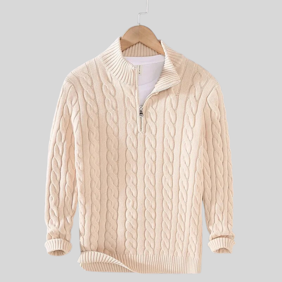 Damen Baumwollpullover Bequem Hellblau