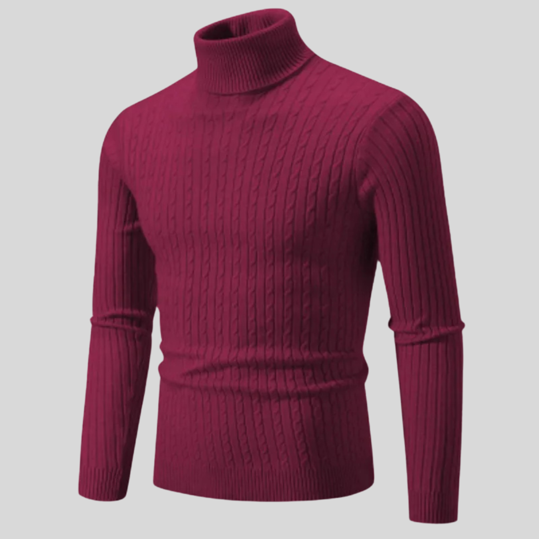 Stilvoller Damen Rollkragenpullover Warm