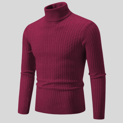 Stilvoller Damen Rollkragenpullover Warm