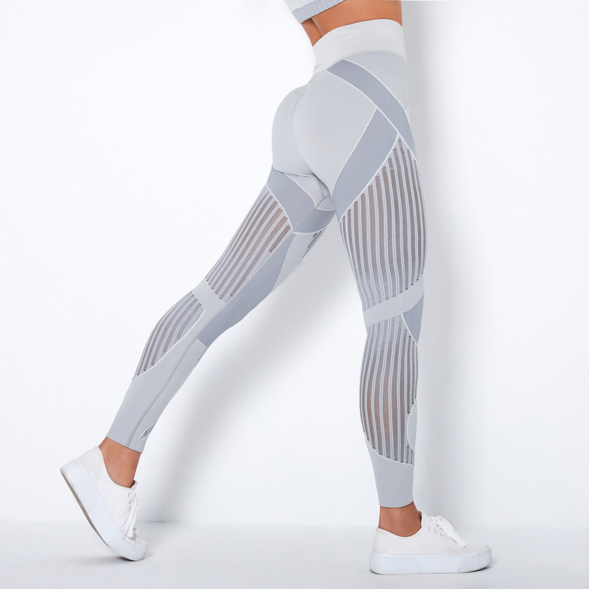 Damen Highwaist Leggings Stilvoll Hoch Tailliert