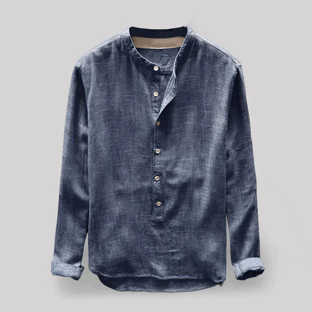 Herren Oxford Bluse Klassisch Elegante