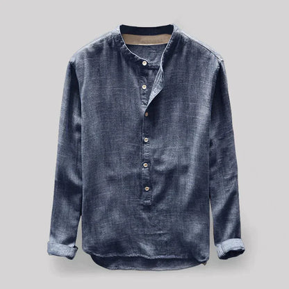 Herren Oxford Bluse Klassisch Elegante