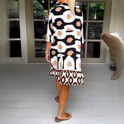 Damen Sommerkleid Schick Kurz Kleid