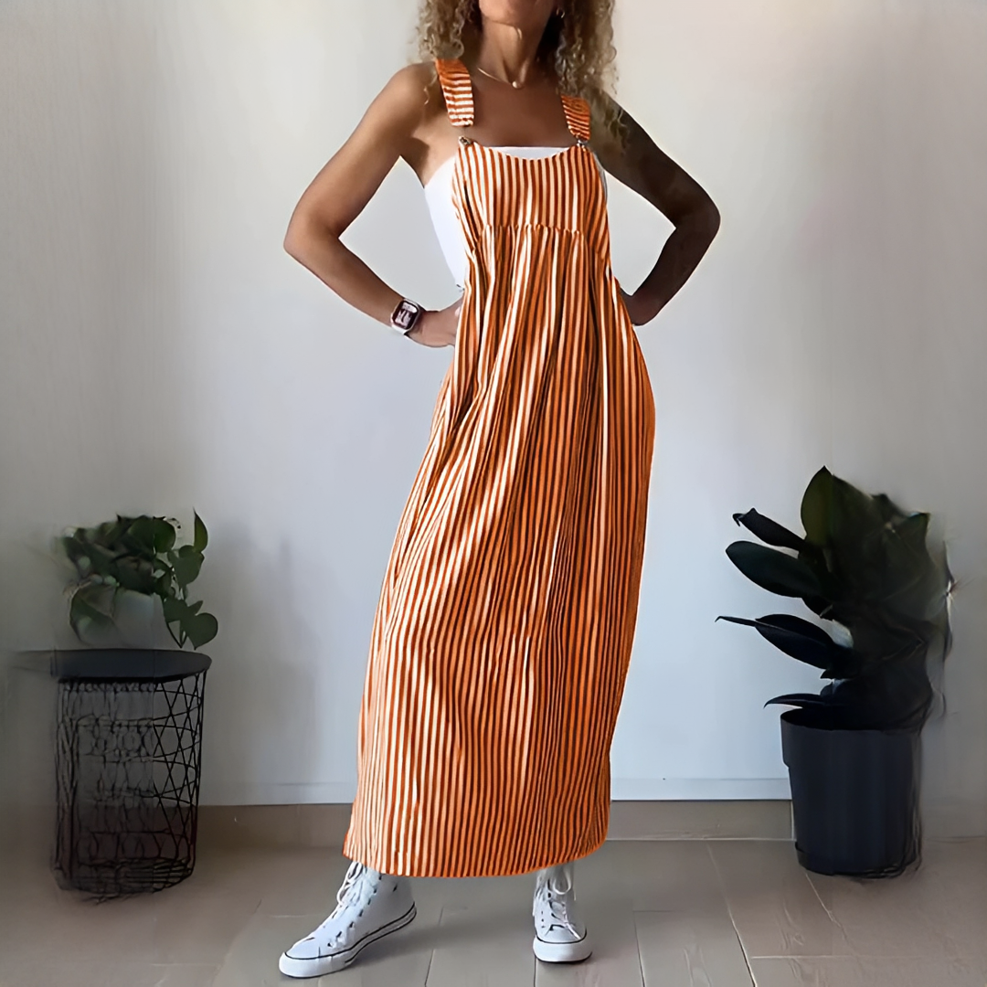 Damen Sommerkleid Lang Ärmelig Modern
