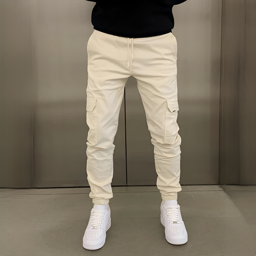 Herren Cargohose Bequem Comfort Freizeit Hose - Norvielle
