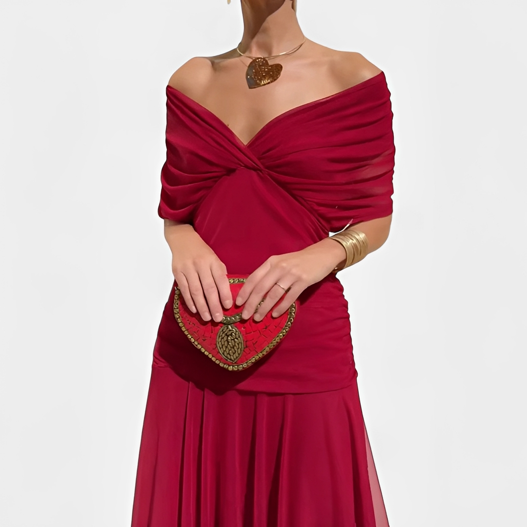 Damen Blumenkleid Sommerkleid Elegantes Seidenkleid Blau