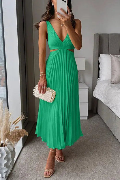 Kesley | Elegant Plissee-Kleid Zendoo.de