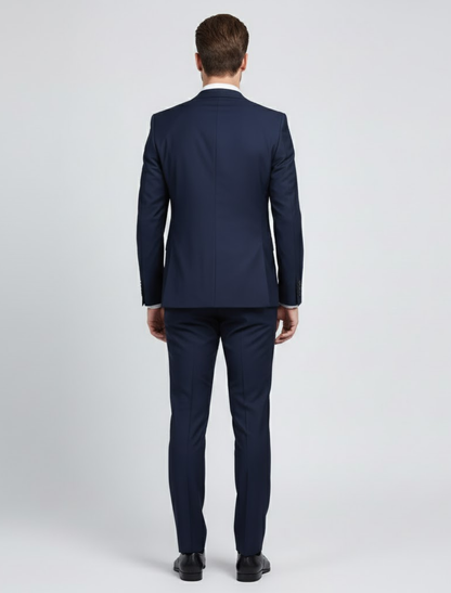 Herren Anzug Set Zweiteilig Slim Modern