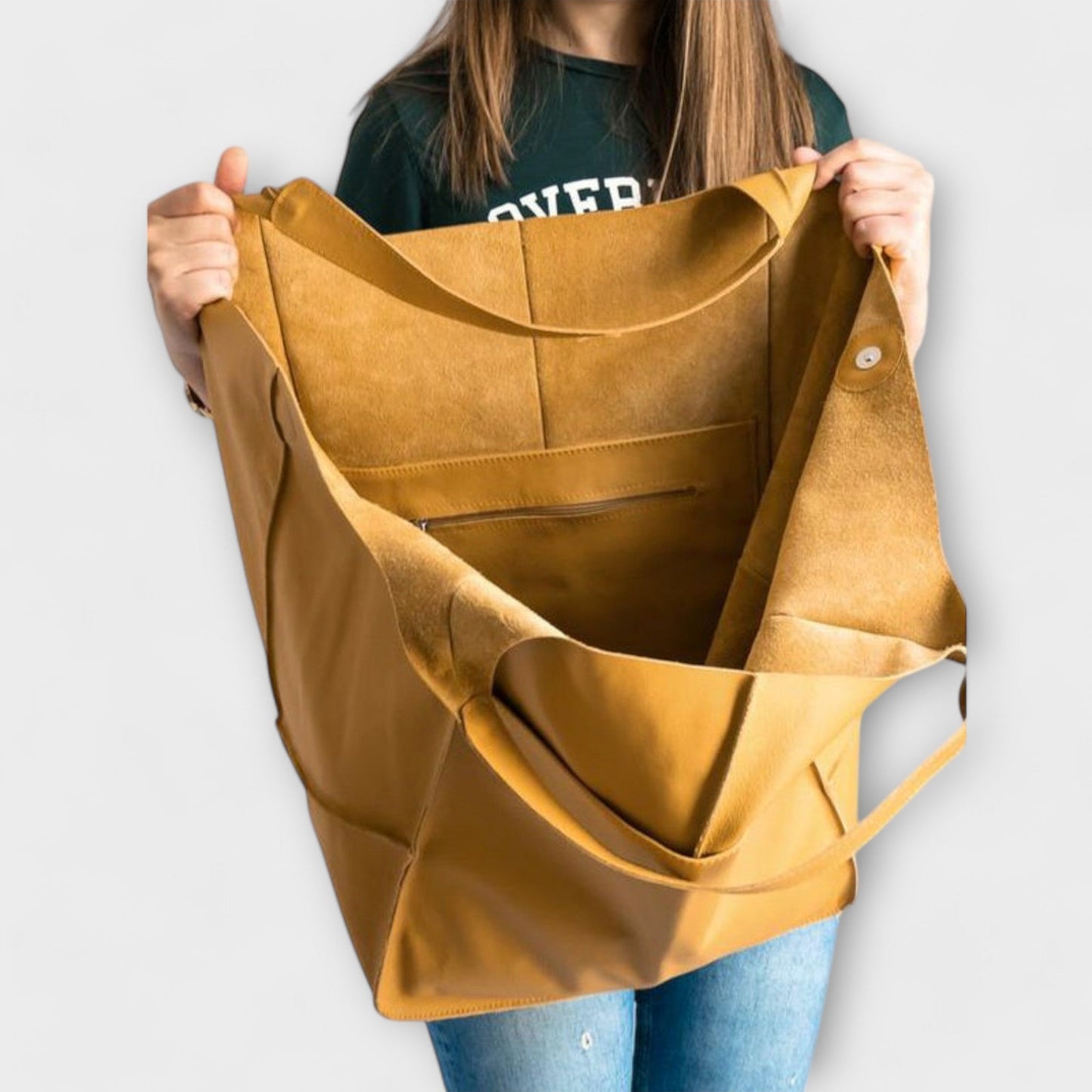 Damen Großtasche Klassisch Leder