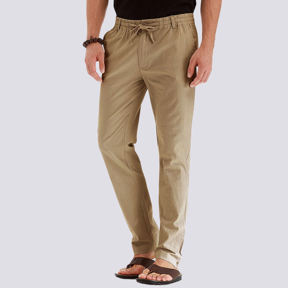 Herrenhose Elastischer Bund Freizeithose Bequem