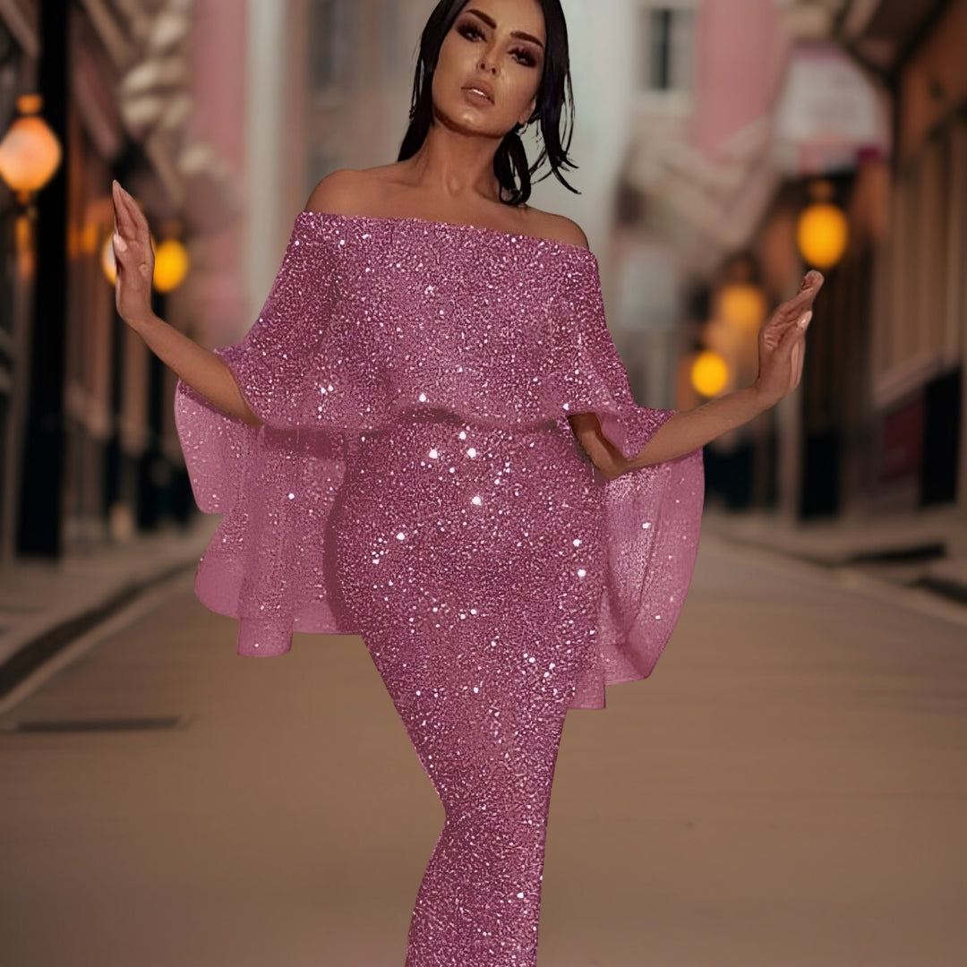 Damen Maxikleid Verona Elegant Längs