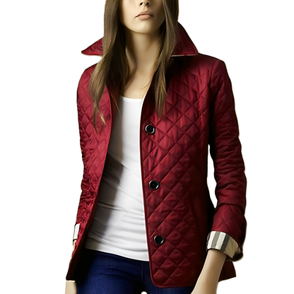 Damen Taillierte Jacke Warm Modern