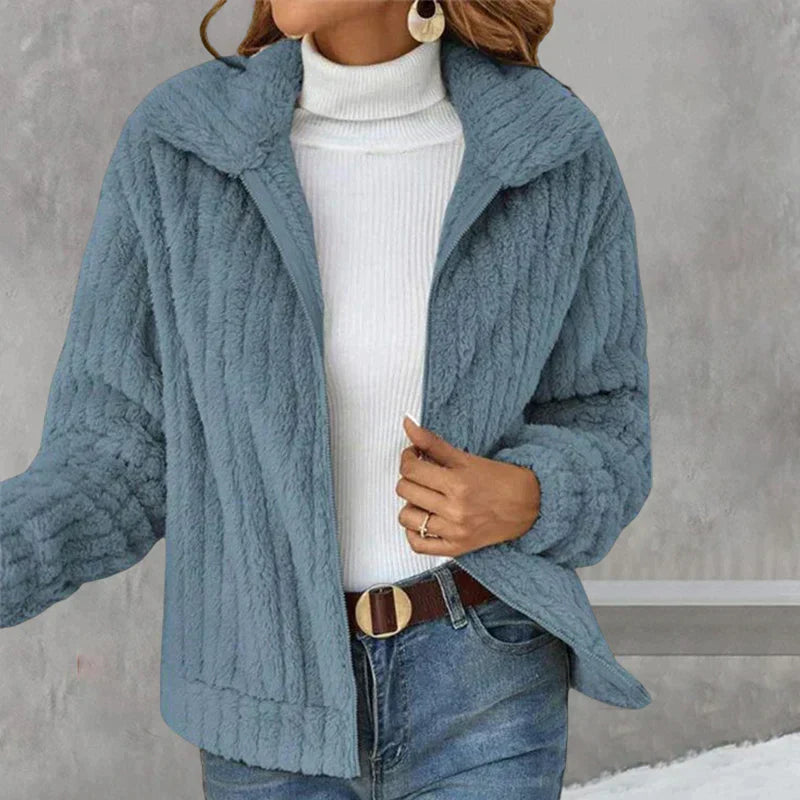 Damen Fleecejacke Weich und Warm