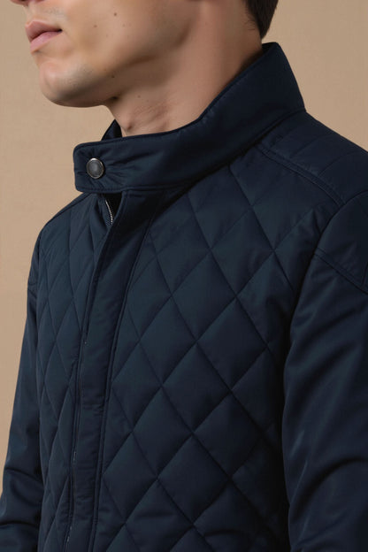 Herren Steppjacke Elegantes Steppmuster