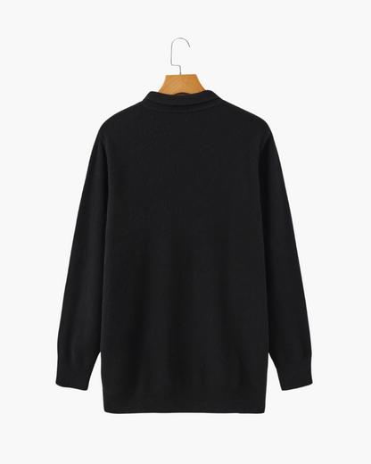 Herren Kaschmirpullover Polokragen Warm