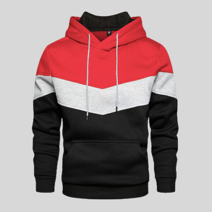 Herren Pullover Patchwork Baumwolle Modern
