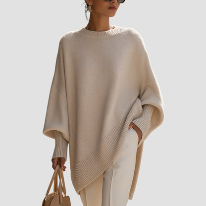 Damen Oversized Pullover Großformat Elegantes Design